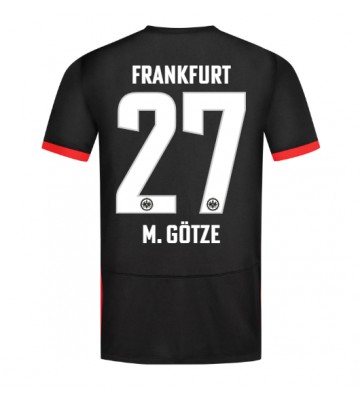 Eintracht Frankfurt Mario Gotze #27 Replika Udebanetrøje 2024-25 Kortærmet